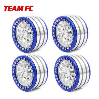 

4PCS 1.9" ALLOY ROCK CRAWLER BEADLOCK WHEEL hub RIM FOR for 1:10 RC Crawler Axial SCX10 90046 TRX4