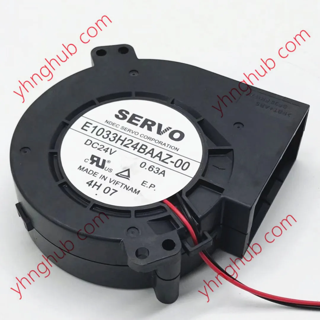 Servo E1033h24baaz00 dc 24v 0.63a 97x97x33 mm Ventilador de Refrigeração do Servidor de Fios