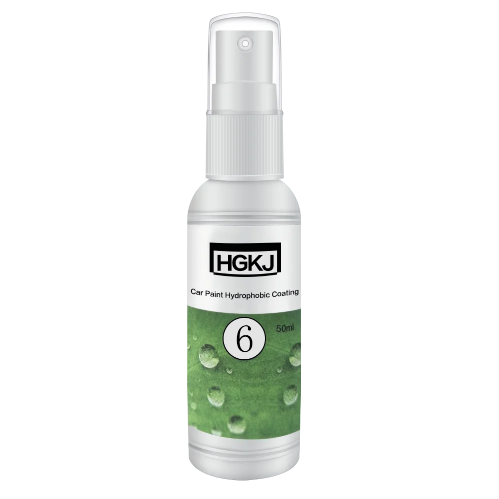 50ML HGKJ супер гидрофобное покрытие комплект Анти-Царапины внешний уход Краска герметик Автомойка Аксессуары - Цвет: 50ML