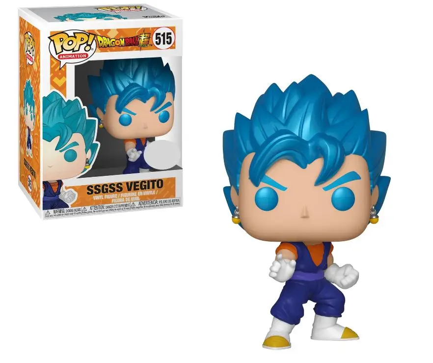 Funko POP Dragon Ball Супер Саян Гоку Веджета, Фриза отличная Аниме Фигурка оригинальная ПВХ Фигурки Коллекционная модель игрушки 2F62 - Цвет: POP 515
