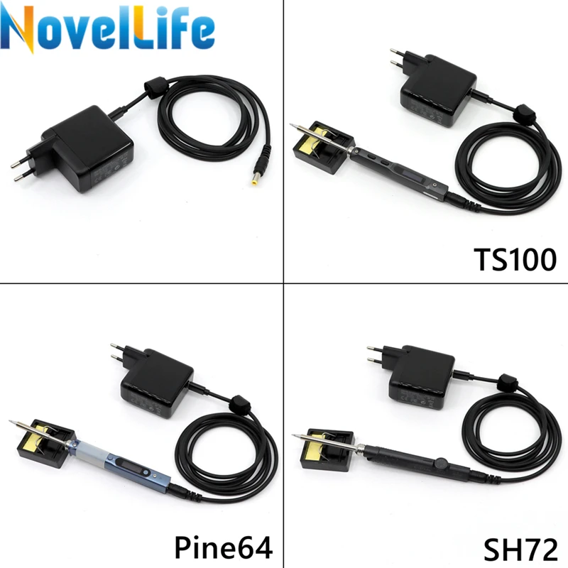 45W Quick Charger USB Type C to DC 20V 3A PD Emulator Trigger Power Cord Charging Cable Kit for TS80P Pine64 TS100 Soldering Iron power adapter