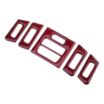 

Air Conditioner Outlet Cover Trim Cap Red Carbon Fiber Fit For BMW 3 Series E90 E92 E93 2005 2006 2007 2008 2009 2010 2011 2012