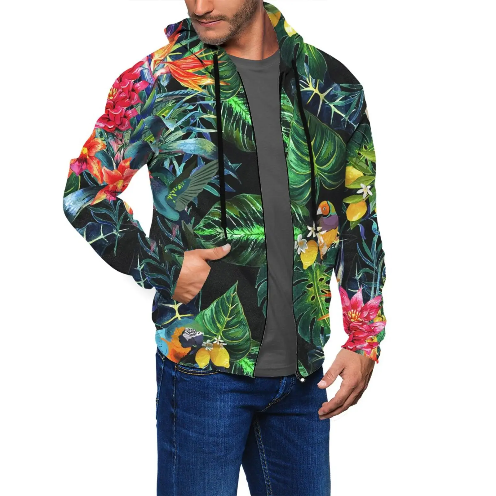 Men Sweats Coat hoodies Streetwear Print 6XL Zipper Hoodie Tribal Island  Hawaiian Clothes Male Hoodie Jacket - AliExpress