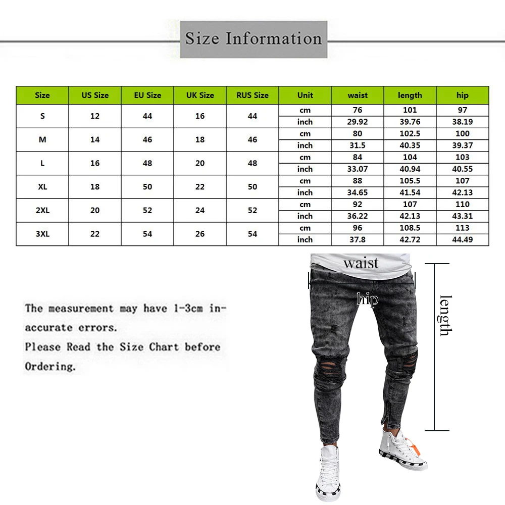 Винтажные мужские осенние джинсы на молнии, уличная одежда, Pantalon, Homme, узкие джинсы, брюки, повседневные, с дырками, джинсовые штаны, стрейчевые, джинсовые брюки