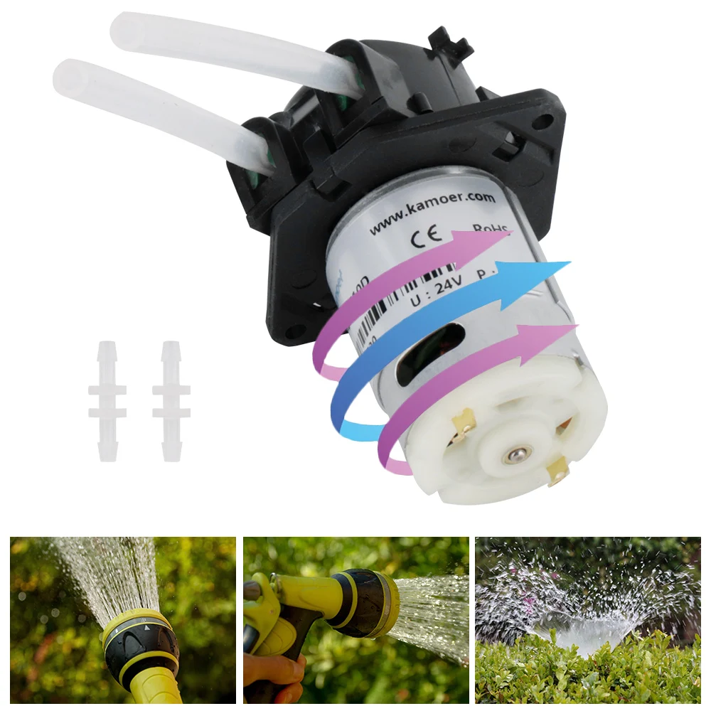 BORUIT Перистальтический Pump12V DC водяной насос, BPT трубка силиконовая трубка автоматический мини водяной насос