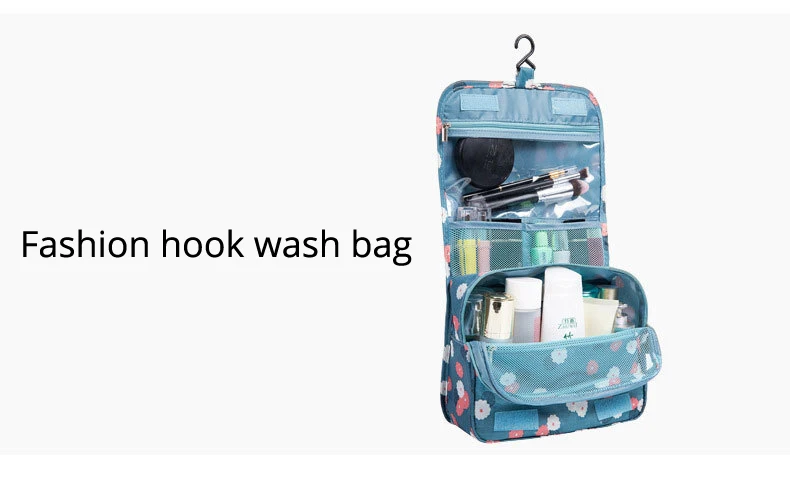 Водонепроницаемая модная сумка для путешествий, вместительная сумка для хранения, переносная косметичка с крючком, модные аксессуары для путешествий