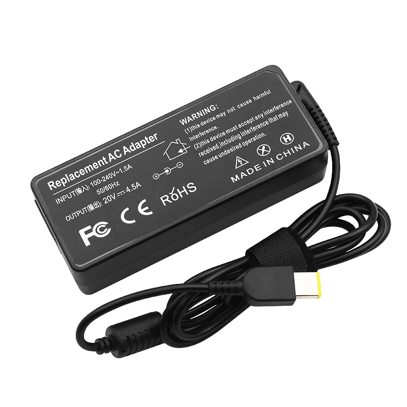 20V 4.5A 90W USB Ноутбук AC зарядное устройство для адаптера для lenovo T440P T440S E431 E531 K4450 K350 B40-80 E550 E435 K4350 A4400U Z410