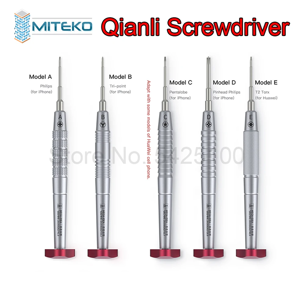 QIANLI MEGA IDEA 2Dドライバーセット 超精密開口ツール IP/Android