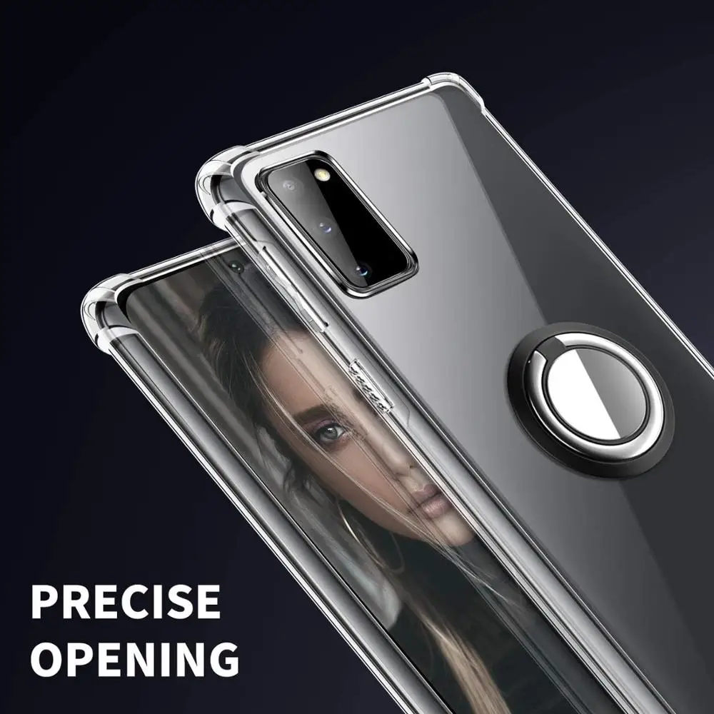 Shockproof Soft Magnetic Car Ring Case