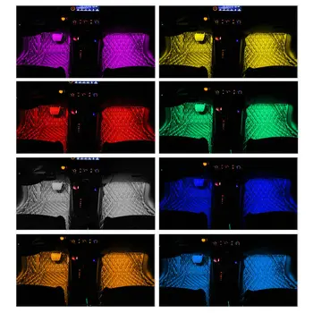 

RGB Car atmosphere light Decor Lamp Waterproof For Home KTV Party Wedding