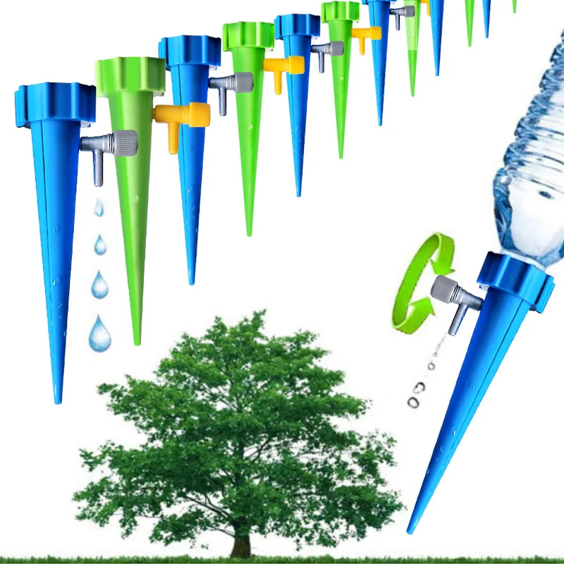 New 1/6/12PCS Drip Irrigation System Automatic Watering Spike for Plants Garden Greenhouse | Дом и сад