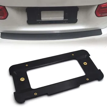 

Car Rear License Plate Frame Holder Black License Plate Base Bracket For EU Number License Plate Bracket +Wrench Kit