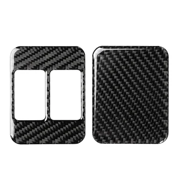 

VODOOL Carbon Fiber Seat Heating Button Sticker Trim Cover Car Modification Parts Decoration for Toyota 86 Subaru BRZ 2013-2019