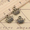 20pcs Charms Crown 13x14mm Tibetan Bronze Silver Color Pendants Antique Jewelry Making DIY Handmade Craft ► Photo 2/2