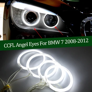 

Hight Quality CCFL Angel Eyes Kit Warm White Halo Ring For BMW 7 Series F01 F02 F03 F04 730d 740d 740i 750i 760i 08-12 Demon Eye