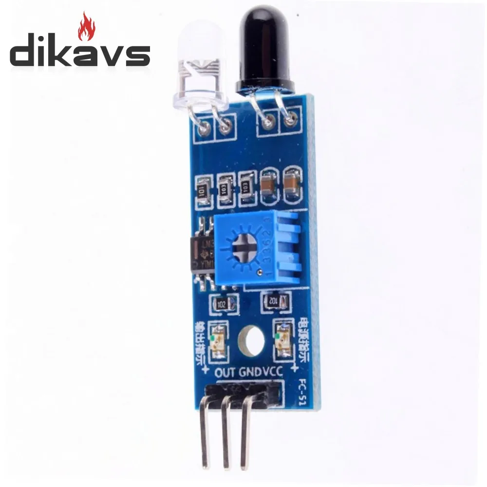 Инфракрасный датчик обхода препятствий для Arduino Smart Car Robot|avoidance sensor|obstacle avoidance