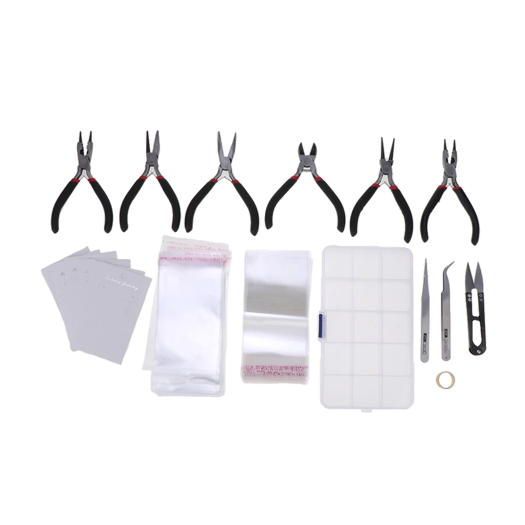 1 Set DIY Jewelry Makings Tools Kit with Storage Case for Jewelry Crafting