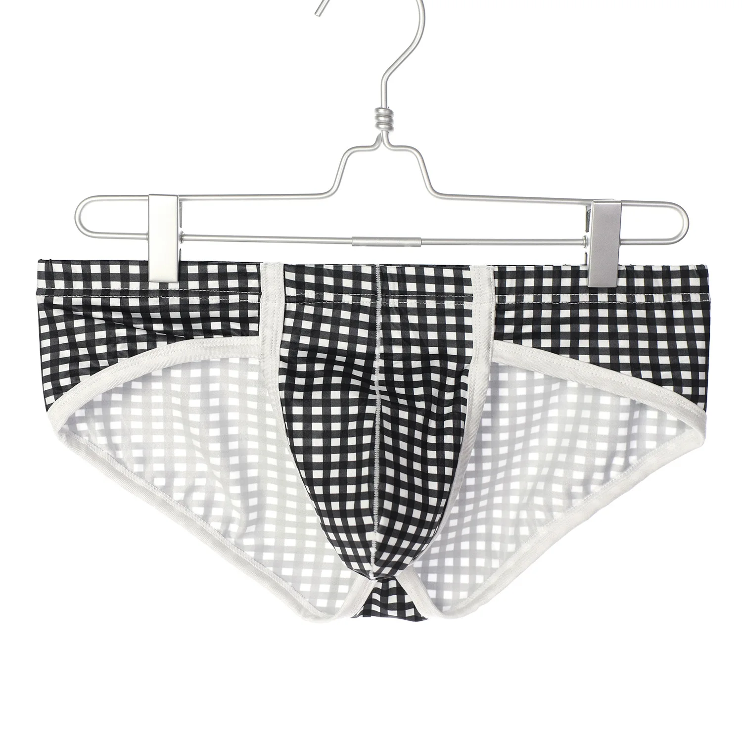 Ropa interior Sexy Gay para hombre, calzoncillos cómodos con bolsa