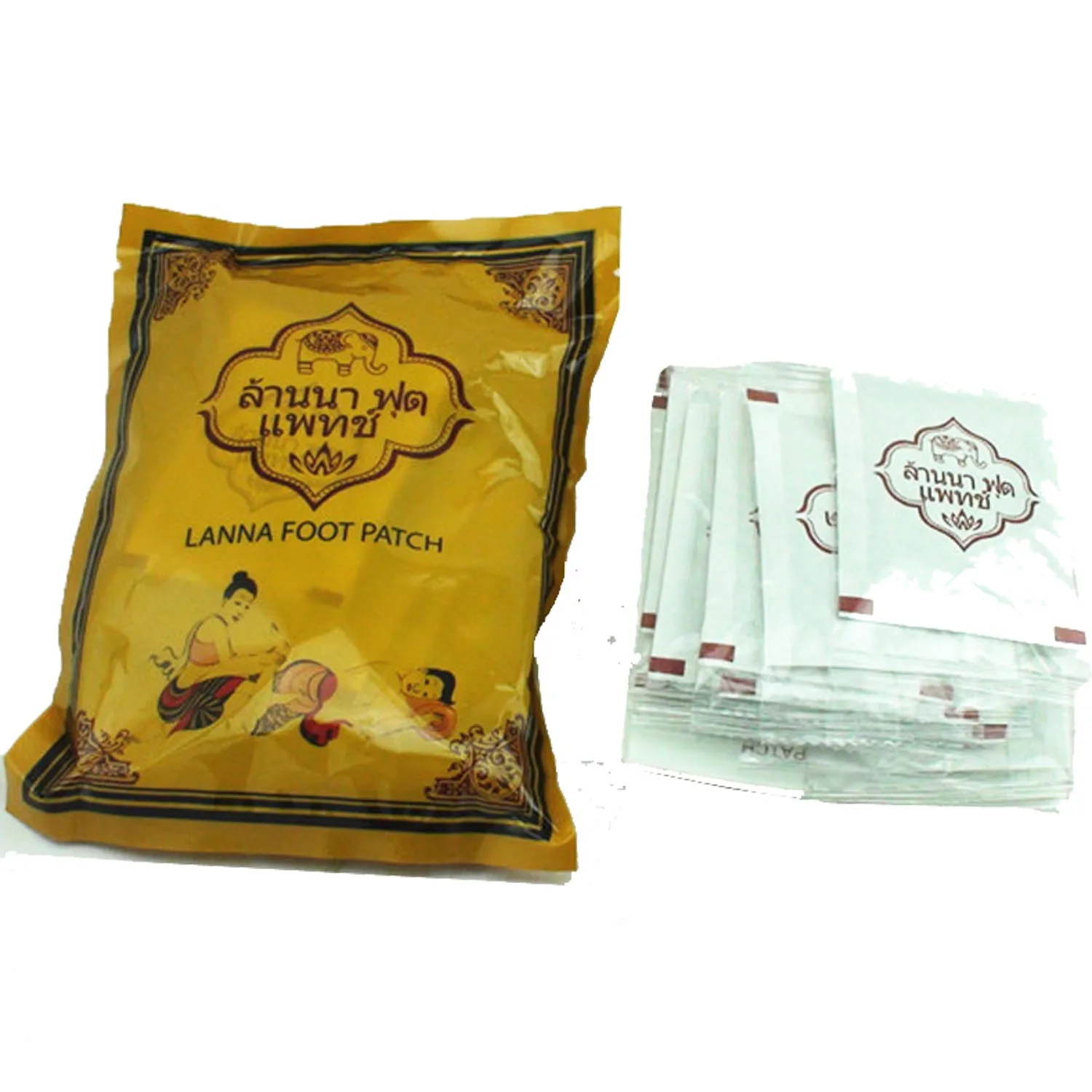 Патчи для ног LANNA Detox 10 шт./пакет новинка 2019 тайские патчи детоксикации токсинов
