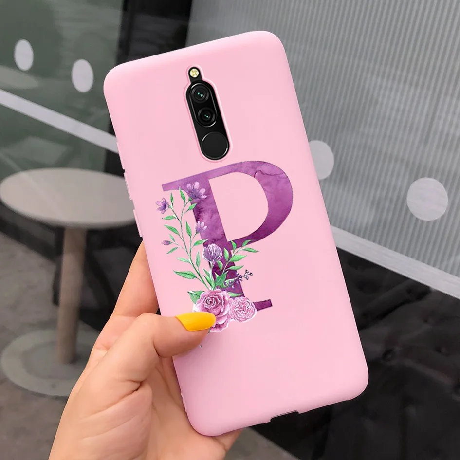 best phone cases for xiaomi Letters Case For Xiaomi Redmi 8 Case Silicone Cute Painted Soft Back Cover For xiaomi Redmi 8 Case 6.22" Phone Case Redmi8 Funda xiaomi leather case color