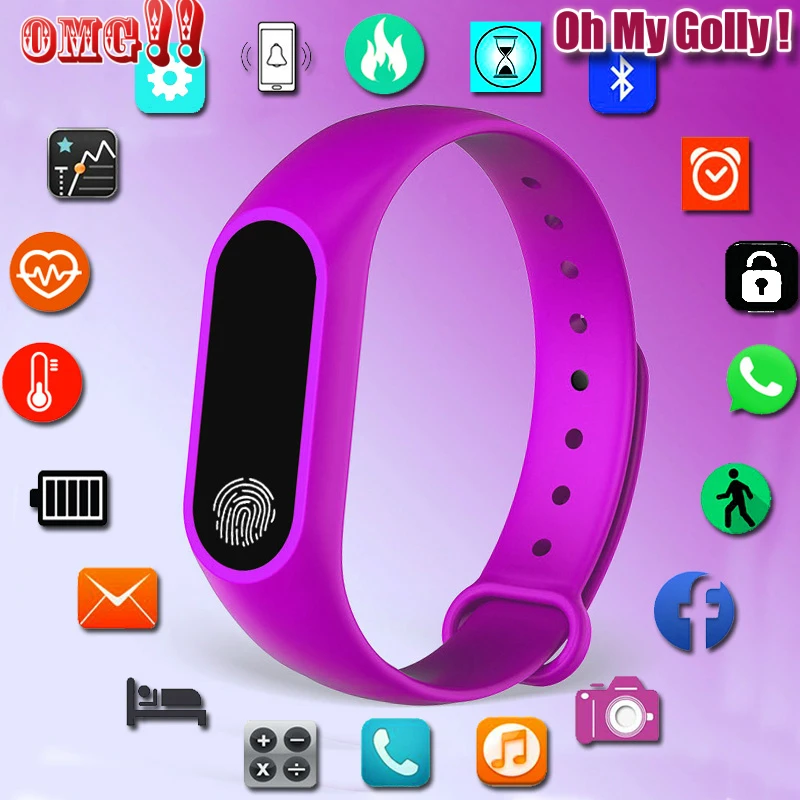 Женские спортивные умные часы цифровые светодиодные электронные наручные для