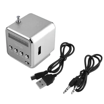 

Mini Digital Portable Radio Fm Mini Radio Internet Fm Radio Speaker USB SD Card Player for Mobile Phone Pc Music Player
