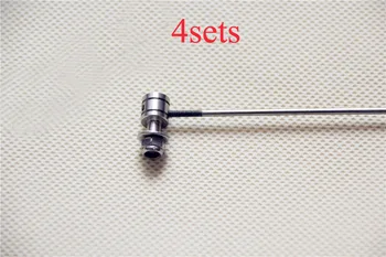 

4Sets RC Boat Airplane Parts Push Rod Kit Servo Linkage Assembly Include 2mm Tie Rod+2mm Rod Adjuster Connect Rudder and Servo