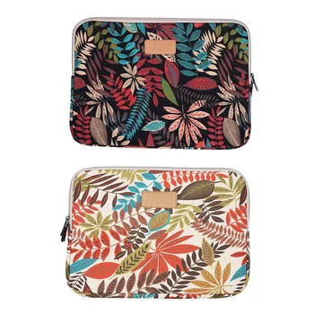 

2 Pcs LISEN Laptop Sleeve Case 13 Inch/15 Inch Computer Bag, Notebook,for Ipad,Tablet,for (White Forest&Black Forest)