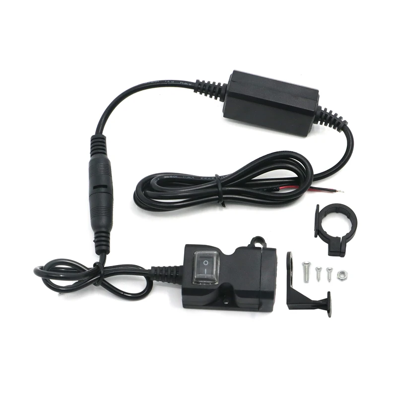 QC3.0 USB Универсальное зарядное устройство для мотоцикла водонепроницаемый двойной USB быстрая замена 12V адаптер питания для мобильных телефонов