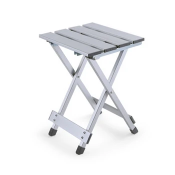 

Outdoor Camping Travel Stool Portable Aluminum Folding Stool Outdoor Fishing Stool Metal Mazza Leisure Stool