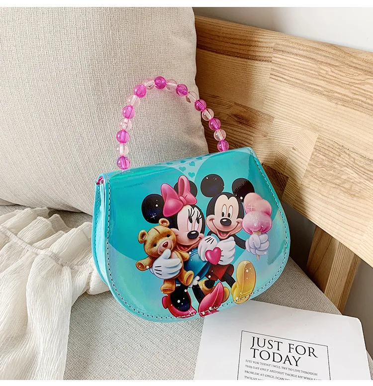 Disney лазерная сумка Детские Мультяшные Микки сумки с изображением мыши Tote модная сумка через плечо мультяшная сумка через плечо сумки-мессенджеры Минни