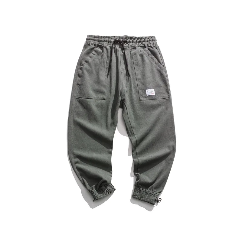 

Yi dao Vintage 2019 Autumn New Style Solid Color Versatile Loose-Fit Beam Leg Casual Pants Men's Popular Brand Loose-Fit Harem T
