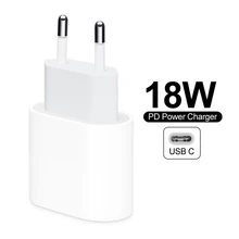 Оригинальное 18 Вт USB-C PD быстрое зарядное устройство для Apple iPhone 11 Pro 8 Plus XR XS Max iPad mini usb type-C Быстрая Зарядка адаптер для путешествий