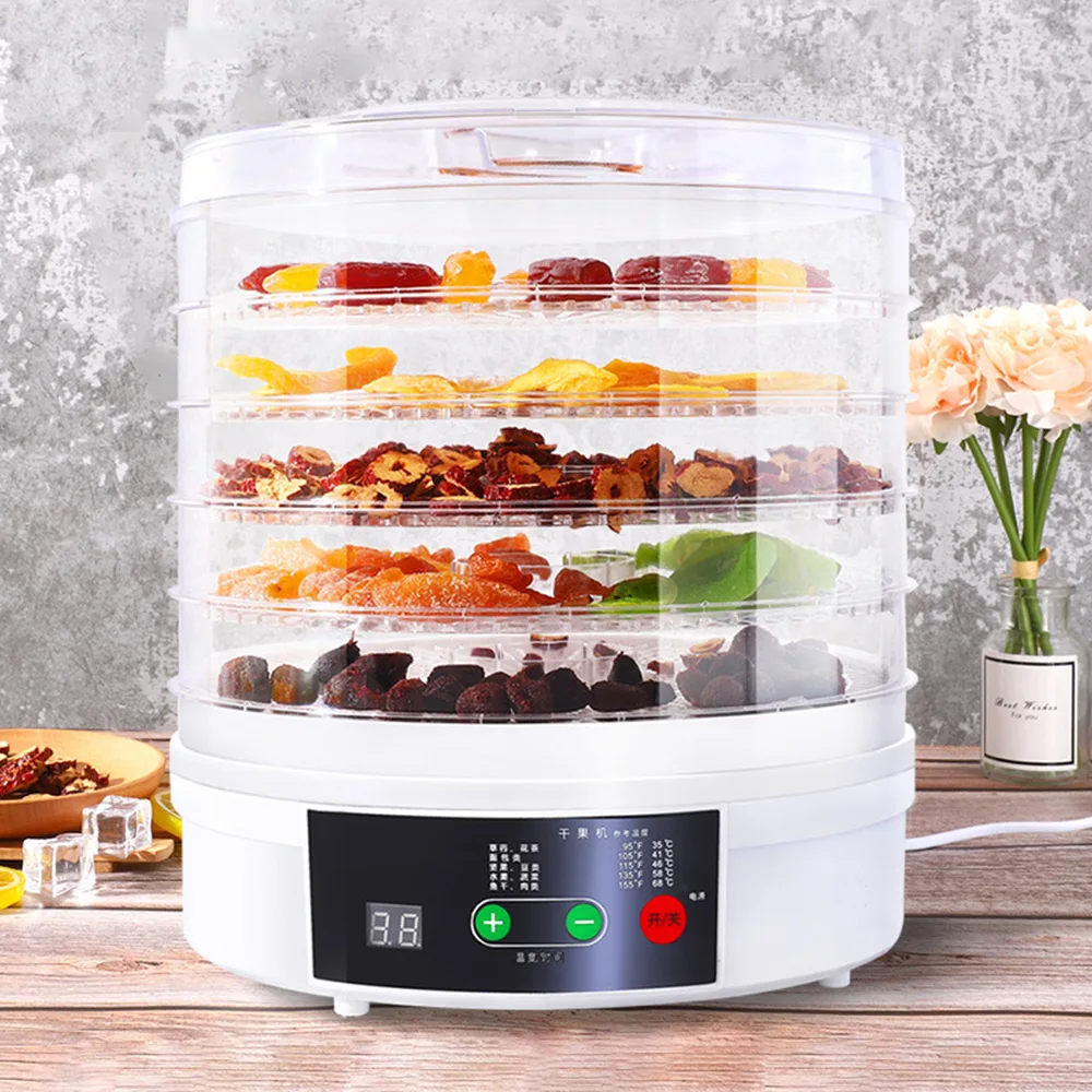  DEHYBER Deshidratador de alimentos de 8 capas para carne seca  (67 recetas), gran espacio de secado con 8.2 pies cuadrados, táctil LED,  temporizador de 24 horas, control de temperatura de 167 °