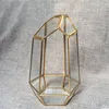 Geometric Irregular Glass Terrariums Tabletop Miniature Garden Vase Quartz Shape Solder Green House Plant  Home Decorating 6