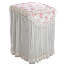 55x85x85 см, мягкая, кружевная, с рюшами, практичная, бытовая, с цветочным принтом, декоративная, полная защита, прочная, для стиральной машины, покрытие для дома