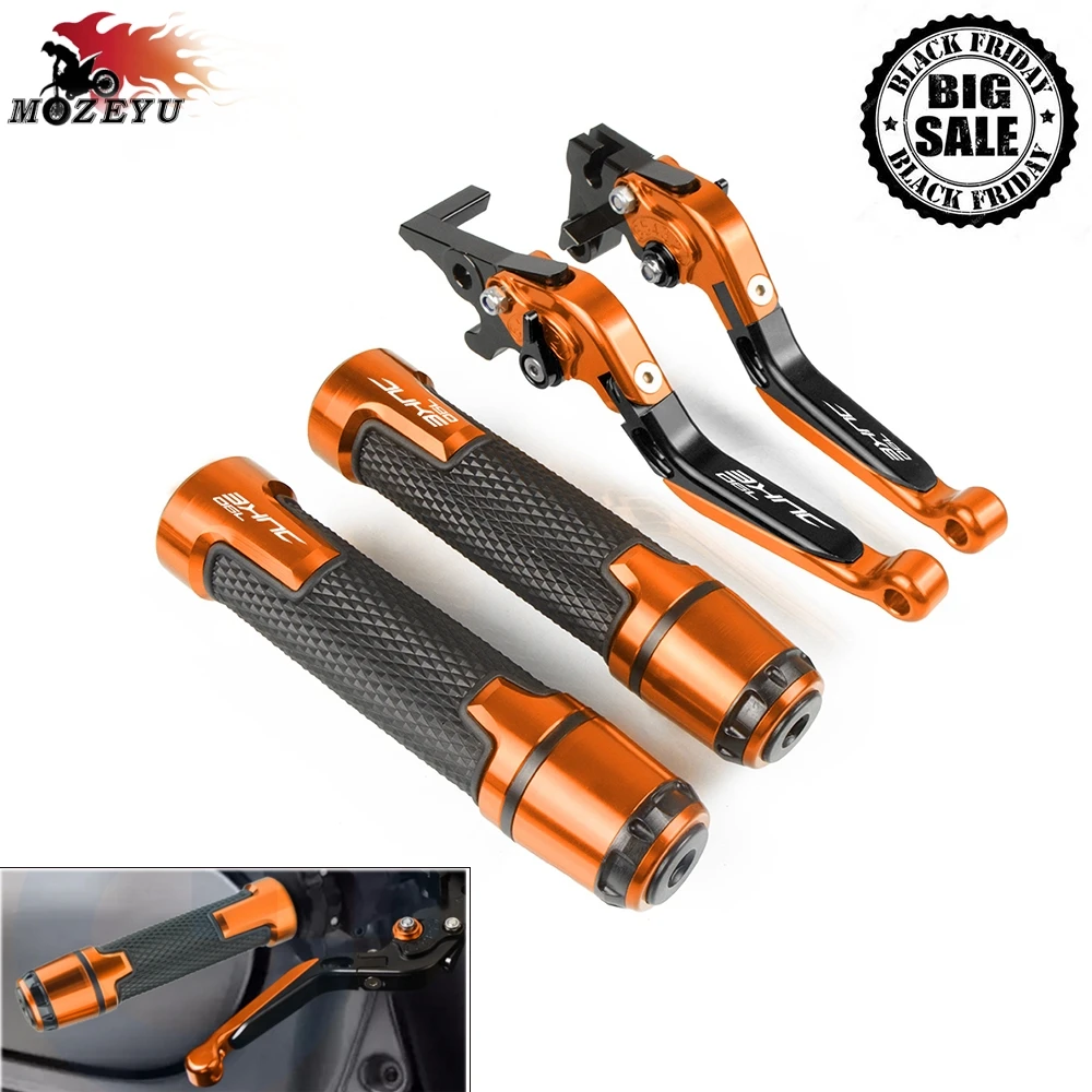 Для KTM DUKE 790 duke 790- Мотоцикл Регулируемый складной тормозной рычаг сцепления и рукоятка ручки DUKE790 Handbar