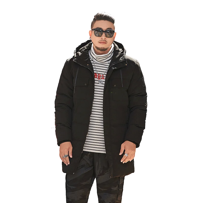 Большие размеры 10XL 8XL 6XL 5XL 4XL мужская зимняя куртка брендовая одежда Толстая теплая простая длинная Парка мужская Качественная мужская зимняя куртка