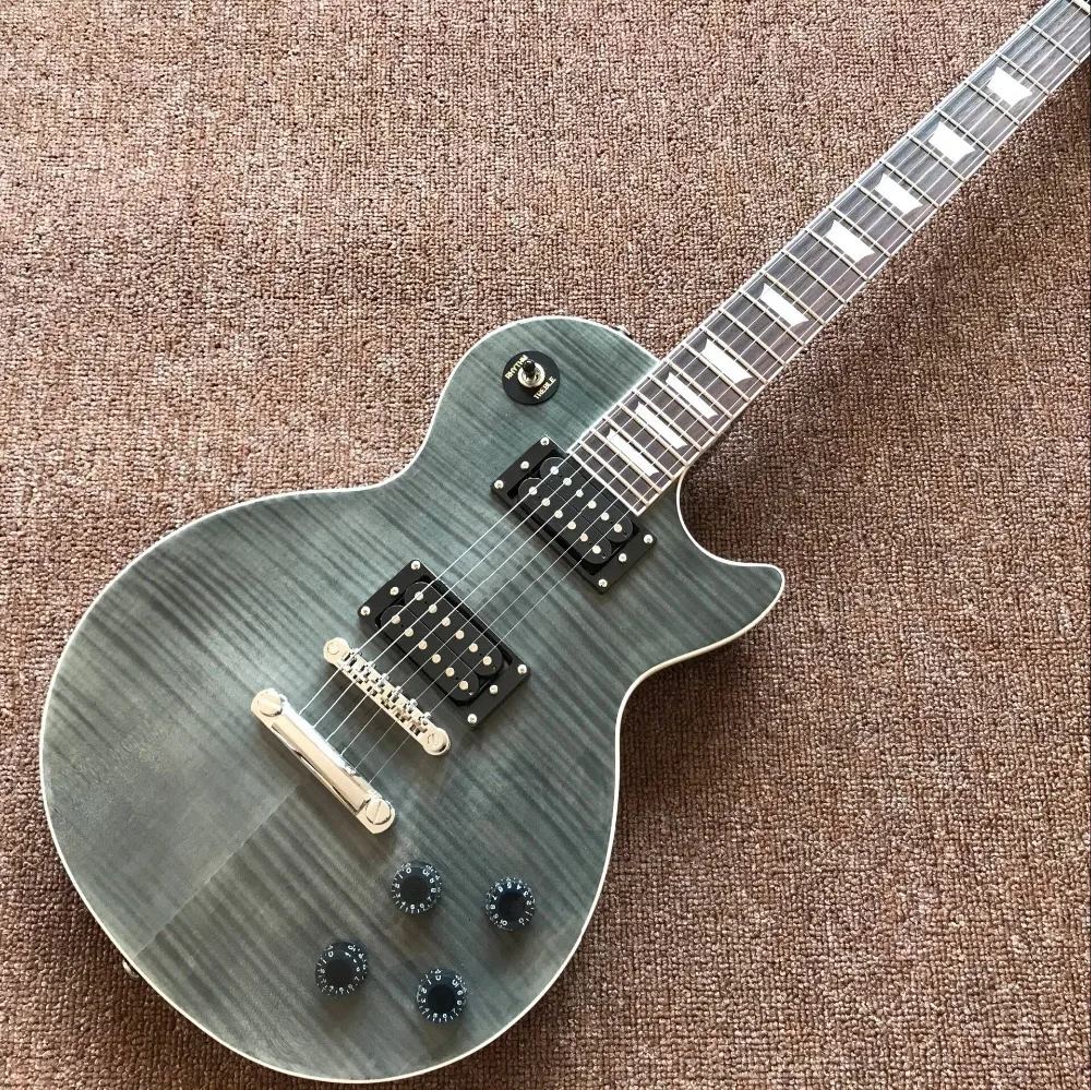 

New standard Custom ,Tiger Flame standard electric guitar ,Standard 59 gitaar, one piece neck and one piece body