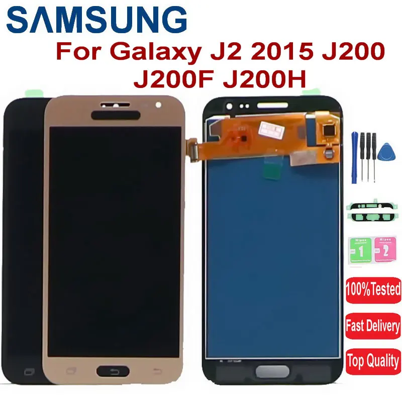 ЖК-дисплей для Samsung Galaxy J2 2015 J200 J200F J200M J200H J200Y сенсорный экран с дигитайзером в