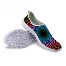 HYCOOL/женская повседневная обувь из сетчатого материала; обувь на платформе для девушек и студентов; новые стильные дышащие кроссовки без застежки; женская пляжная обувь без застежки