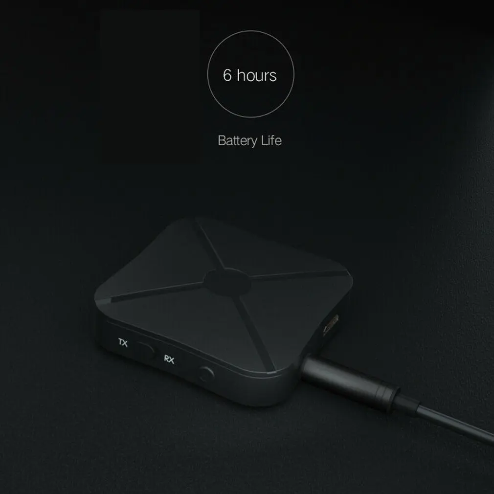 2 в 1 беспроводной Bluetooth 4,2 аудио приемник передатчик для ТВ 3,5 мм AUX Bluetooth адаптер для наушников домашнего ТВ MP3 ПК