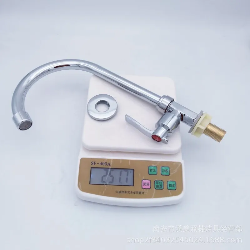 

Manufacturers Direct Selling Zinc Alloy Single Cold Kitchen Faucet Washing Basin Sink Faucet Hexagonal Big Bend Tap