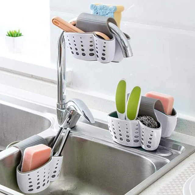 Silicone world Storage Holder Silicone Sink Saddle Style Organizer