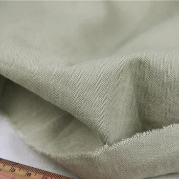 

Solid Khaki Herringbone 100% Cotton Fabric Tissue for DIY Spring Autumn Apparel Dress Shirt Handwork Sewing Craft Textile