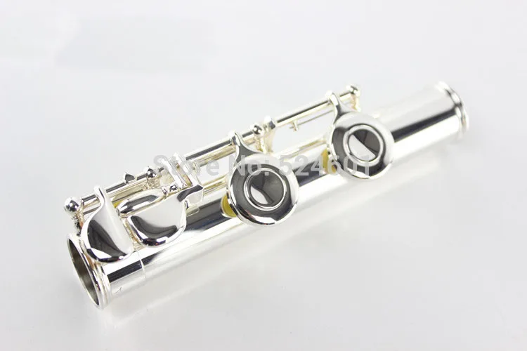 Brand-Flute-Instruments-YFL-211-SL-C-16-Hole-Obturator-E-Key-Nickel-Plated-Flute-Silver (4)