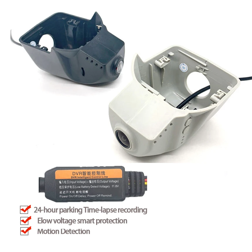 1080P Car DVR Wifi Video Recorder Dash Cam Camera for Volkswagen vw Atlas passat tiguan touran b6 b7 b8 mk2 2017 2018 2019 2020