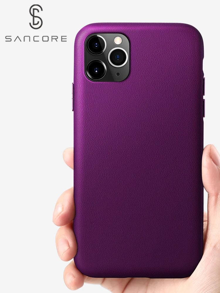 SanCore для iPhone 11 Pro Max чехол для телефона наппа кожаный чехол из натуральной кожи защитный чехол бизнес премиум класса роскошный чехол