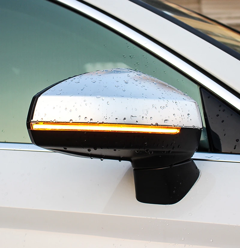 Светодиодный сигнальный светильник поворотника для Audi A3 S3 8V RS3 динамическая прокрутка зеркальный индикатор мигалка подметания