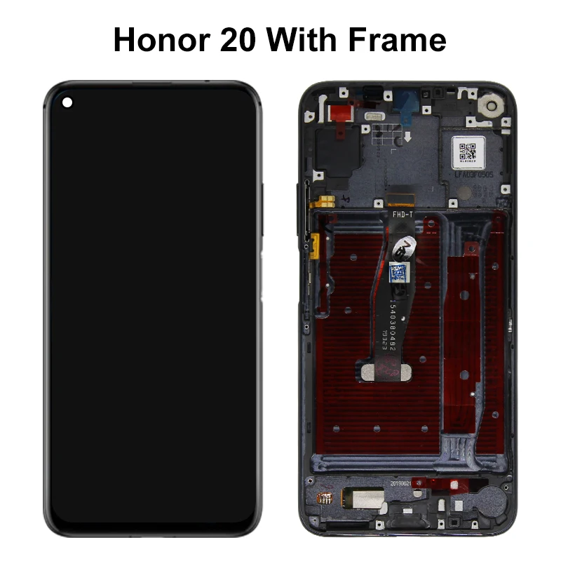 Display LCD Per Huawei Nova 5T / Honor 20 - Schermo Di Ricambio Con Touch Digitizer, Compatibile Con YAL-L21, YAL-L61, YAL-L71